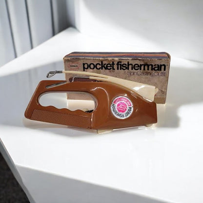 Popeils Pocket Fisherman Spin Casting Outfit In Original Box