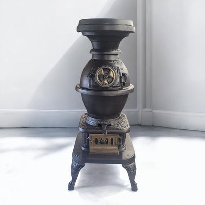 Danville Stove Works Pot Bellied Wood Stove Cast Iron