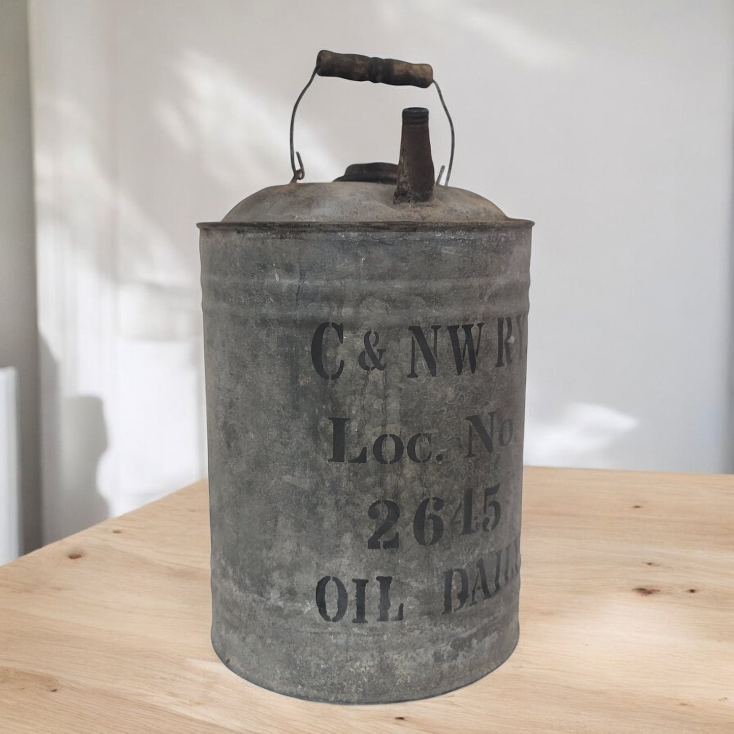 Chicago & North Western Railway Oil Can