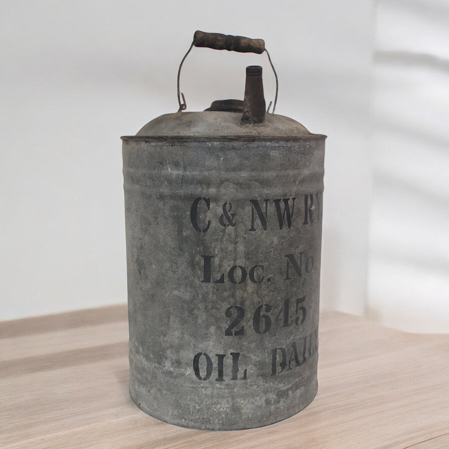 Chicago & North Western Railway Oil Can