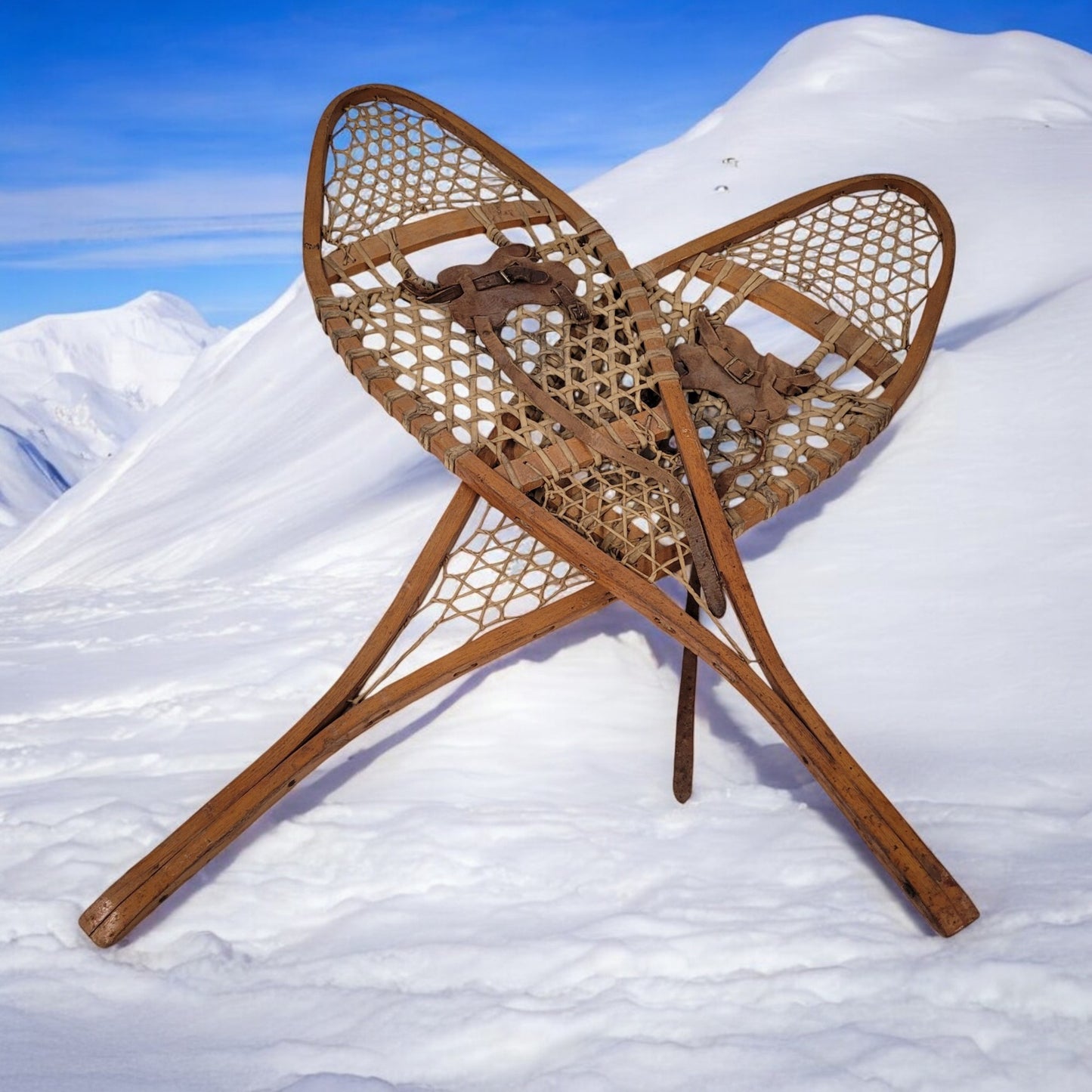 Antique Native Made Snow Shoes