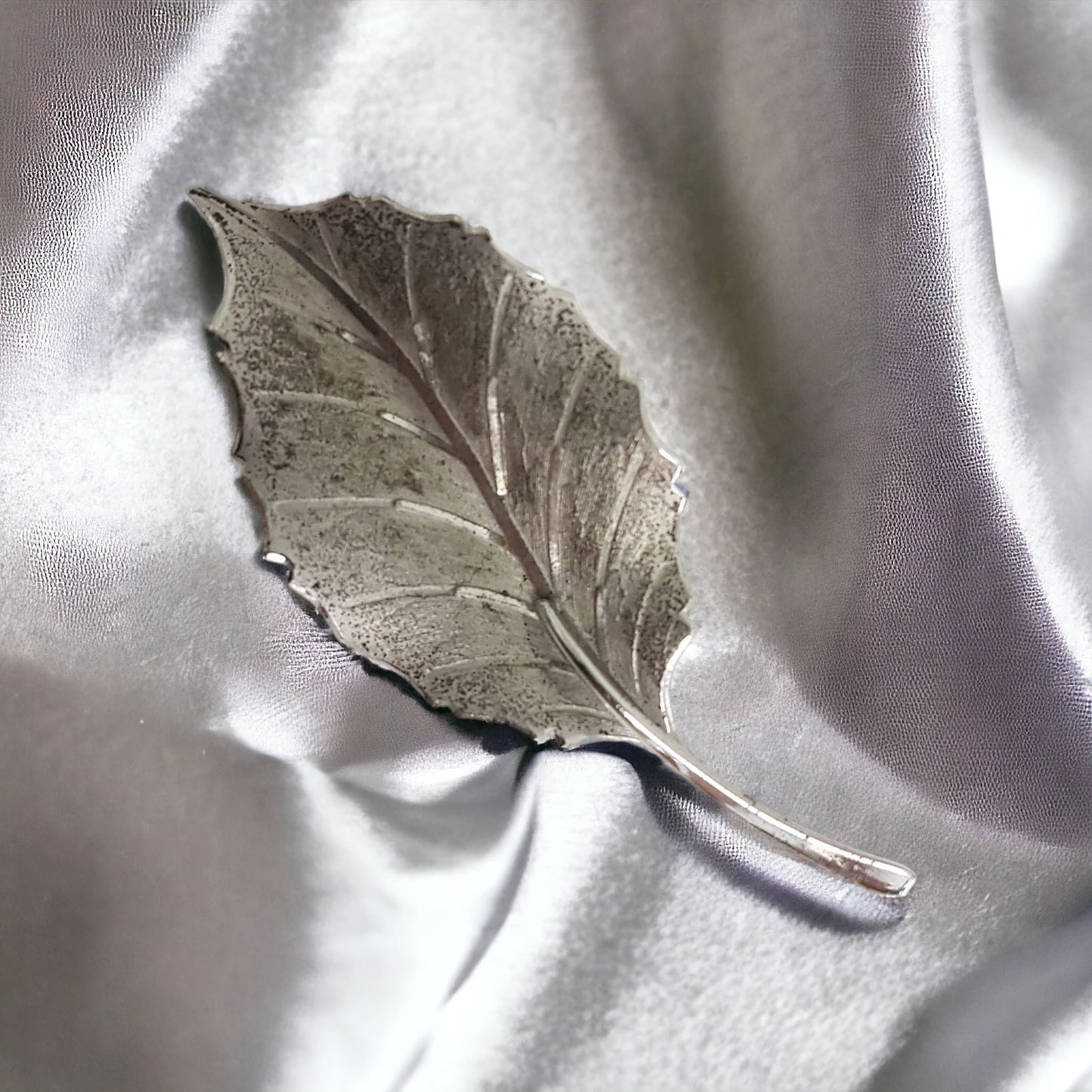 Bond Boyd Sterling Silver Leaf Brooch