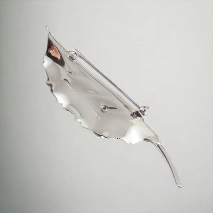 Bond Boyd Sterling Silver Leaf Brooch