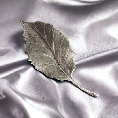 Bond Boyd Sterling Silver Leaf Brooch