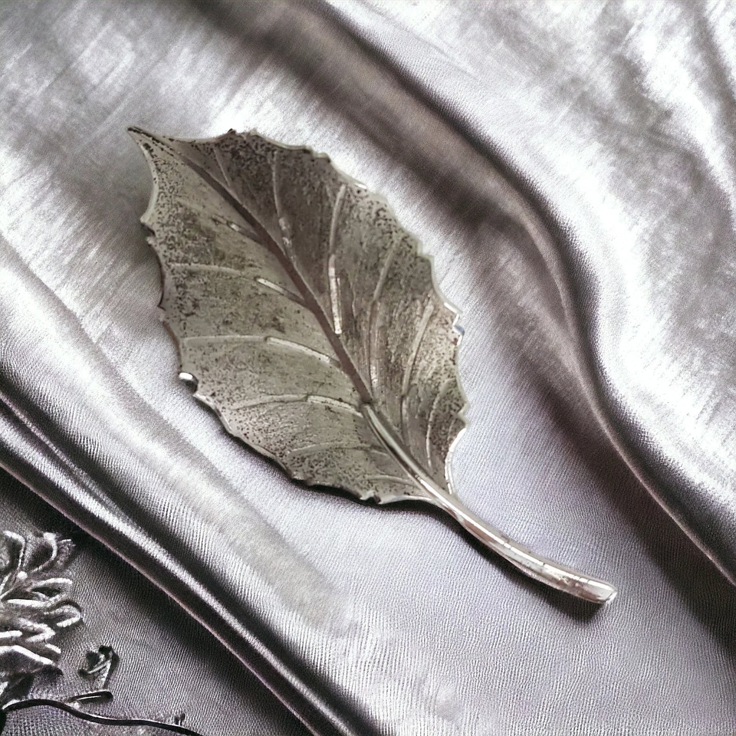 Bond Boyd Sterling Silver Leaf Brooch