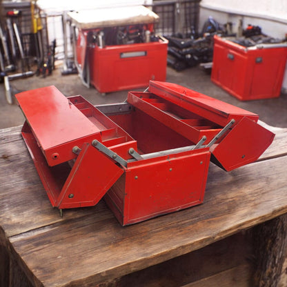 Vintage Folding Cantilever Craftsman Toolboxes