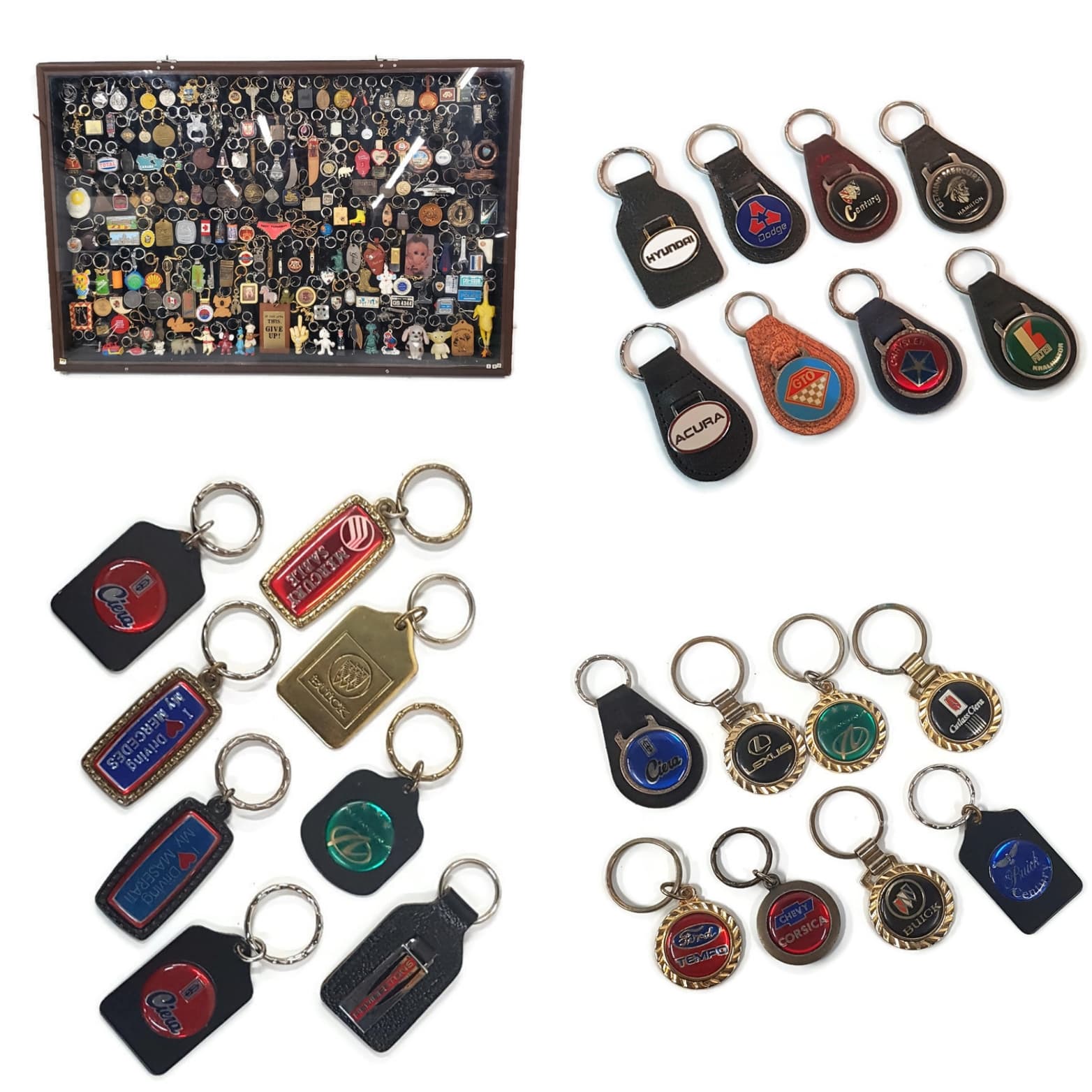 vintage chrysler automotive keychain key chain car collectible