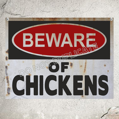Beware of Ducks Warning Sign Farm Sign