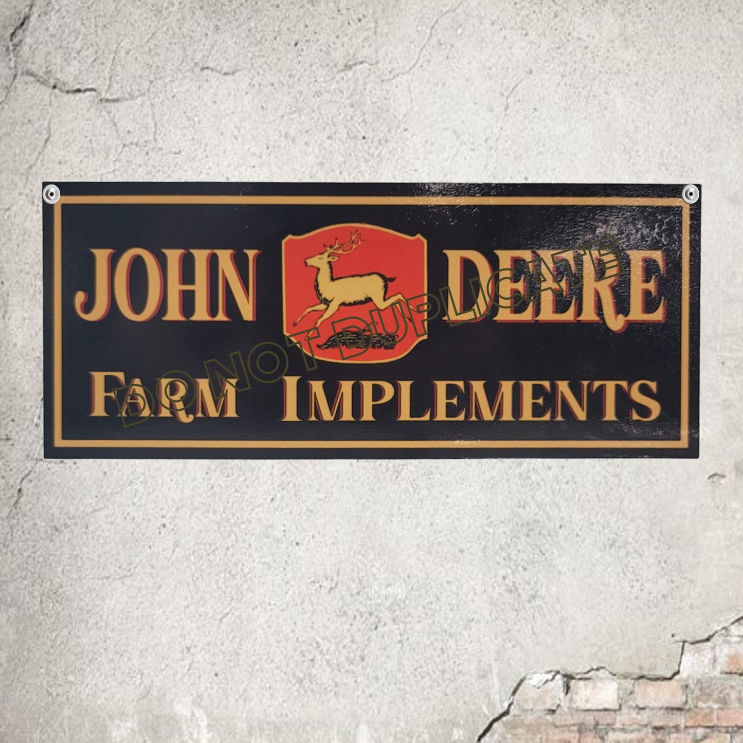 John Deere Farm Implements Sign Farm Decor Antique Tractor Sign