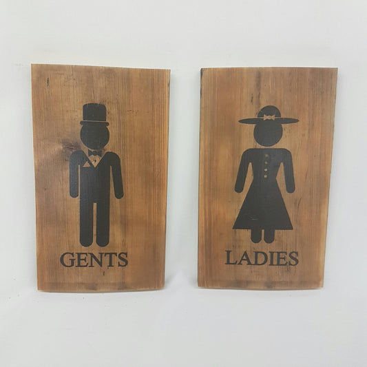 washroom signs mens and womens bathroom restroom sign