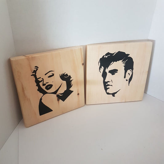 elvis presley and marilyn monroe bathroom restroom sign