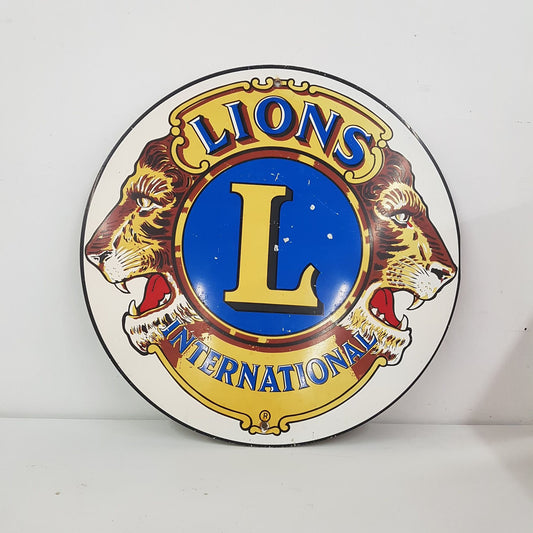 sign lions club international 30 in