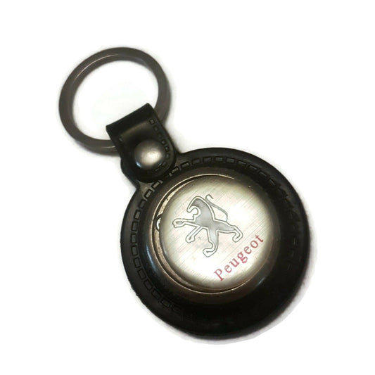 peugeot key chain keychain key fob keytag vintage automotove keychain gift collectible