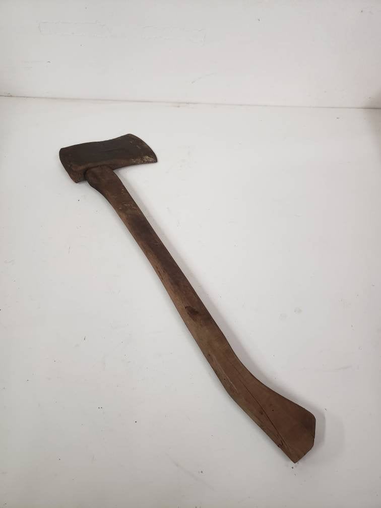 Woodcutting axe steel head wooden selling handle