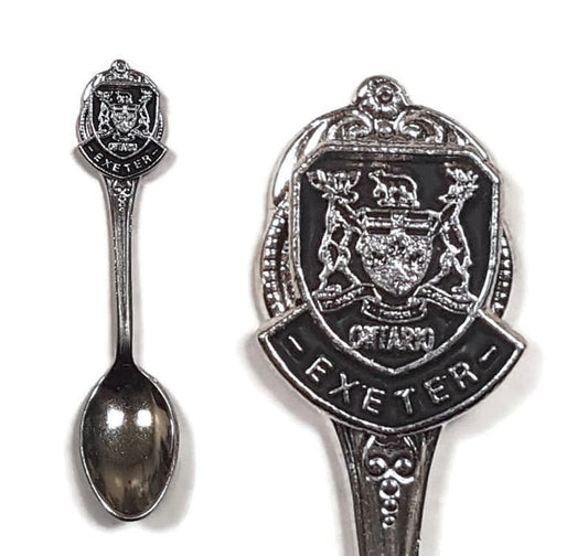 exeter ontario spoon collectible souvenir spoon gift shop item