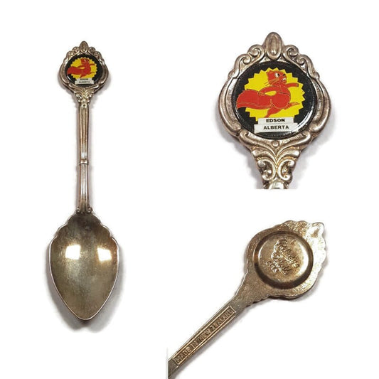 edson alberta gift spoon collectible souvenir travel item