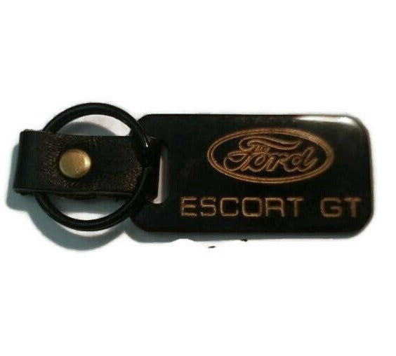 ford escort gt key chain keychain key fob keytag vintage automotove keychain gift collectible