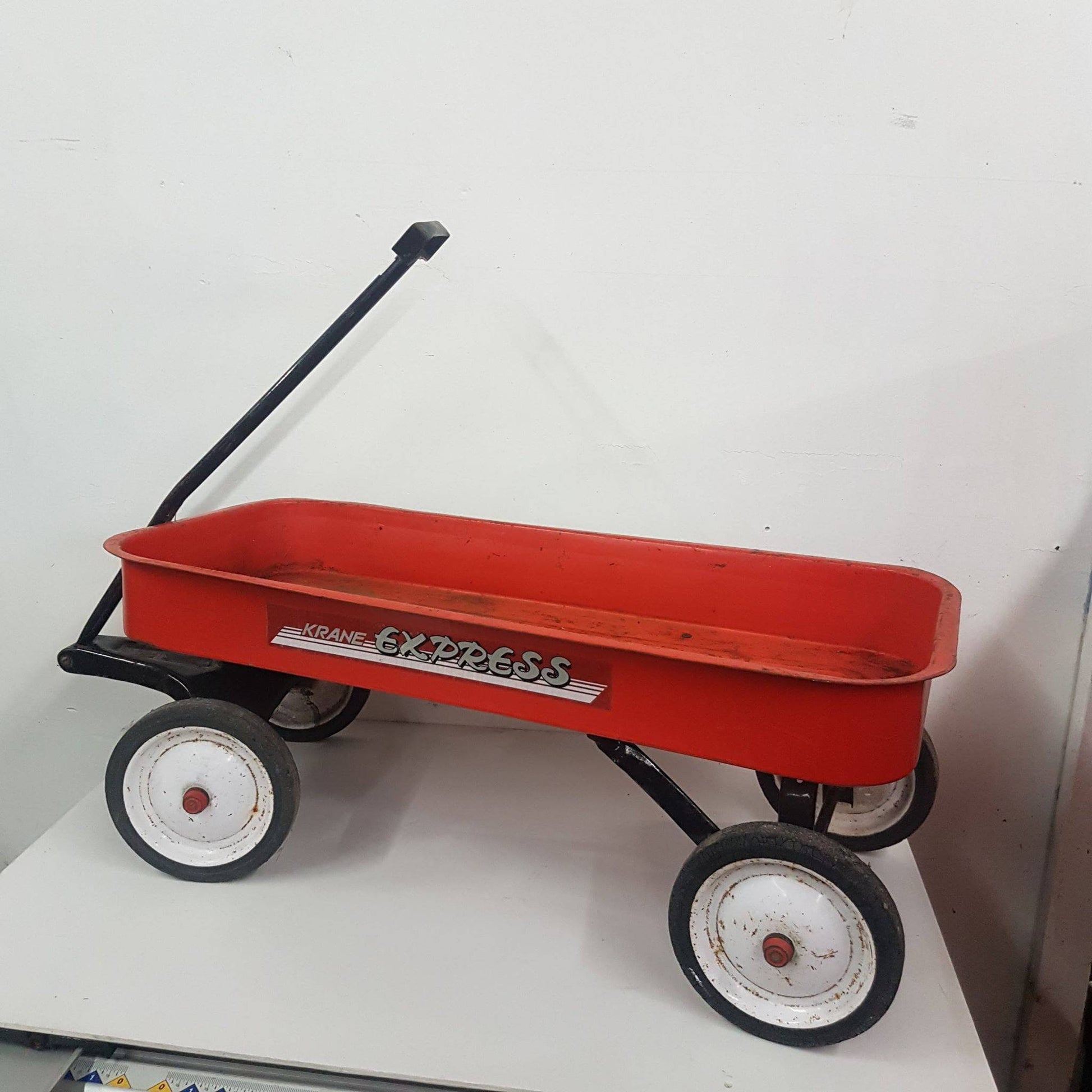 Chariot rouge pour enfants krane express jouets vintage en métal -   Canada
