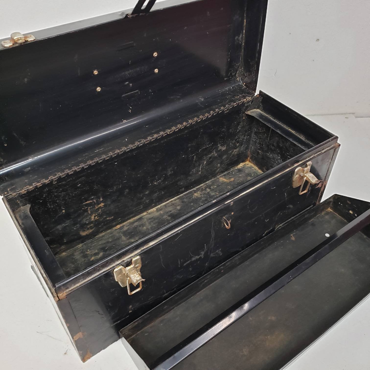 vintage toolbox kobalt tool box