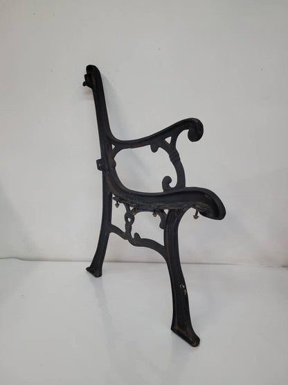 cast iron park bench legs set of two