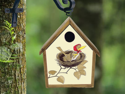 mail pouch birdhouse bird house handmade custom design