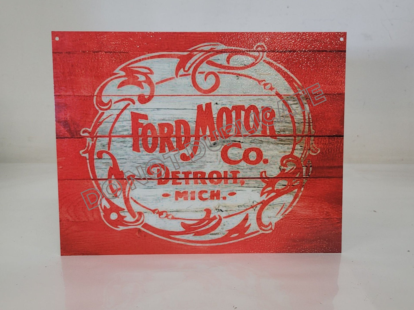 ford sign ford motor co detroit michigan rustic garage decor